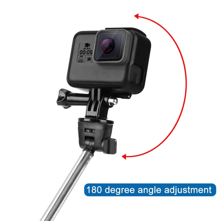 PULUZ Extendable Handheld Selfie Monopod for DJI, Insta360, GoPro and Other Action Cameras, Length: 22.5-80cm, Length: 22.5-100cm