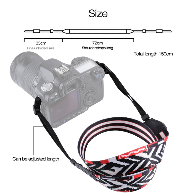 PULUZ Retro Ethnic Style Multi-color Series Shoulder Neck Strap Camera Strap for SLR / DSLR Cameras, Ethnic 10, Ethnic 11, Ethnic 12, Retro Ethnic 13
