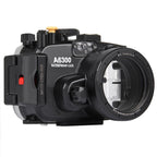 PULUZ 40m Underwater Depth Diving Case Waterproof Camera Housing for Sony A6300 (E PZ 16-50mm F3.5-5.6 OSS), For A6300