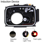 PULUZ 40m Underwater Depth Diving Case Waterproof Camera Housing for Sony A6300 (E PZ 16-50mm F3.5-5.6 OSS), For A6300