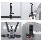 PULUZ 1/4 inch Screw Adjustable ABS Action Camera Tripod Adapter, ABS Camera Adapter