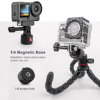 PULUZ Action Camera 1/4 inch Magnetic Base Adapter, 1/4 inch Magnetic Base