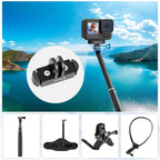 For GoPro HERO13 Black  PULUZ Magnetic Quick Release Base Mount, For GoPro HERO13 Black / MAX2 (Black), For GoPro HERO13 Black (Black Red)