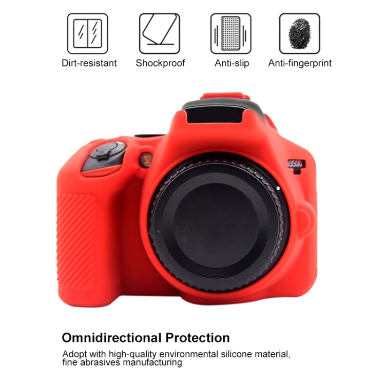 PULUZ Soft Silicone Protective Case for Nikon D3500, For Nikon D3500