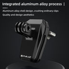 PULUZ Motorcycle Windshield Clip Bracket Camera Mount, Windshield Clip II