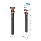 PULUZ 1.3m Phone Selfie Stick Tripod Vlog Live Streaming Holder with Phone Clip, 1.4m  Phone Tripod