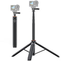PULUZ 1.3m Action Camera Selfie Stick Tripod Vlog Live Streaming Holder, 1.4m Action Camera Tripod