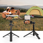 PULUZ Mini Phone Camera Extension Tripod Stand 360 Degree Ball Head Cold Shoe Selfie Stick, Phone Camera Tripod