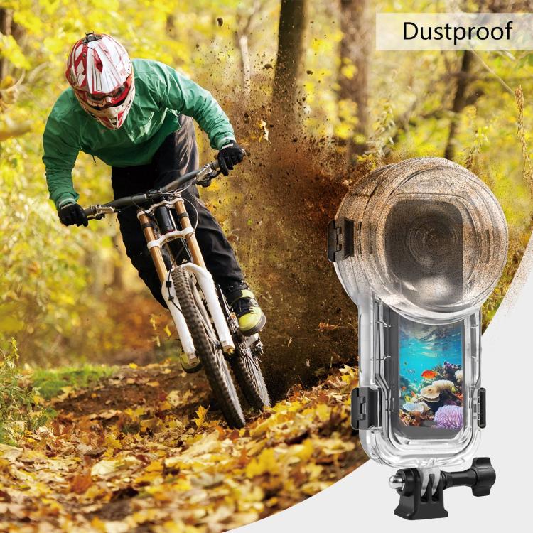 For Insta360 X5 PULUZ 60m Waterproof Sealed Diving Case, For Insta360 X5