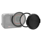 For Insta360 Ace Pro 2 PULUZ 52mm UV Lens Filter Adapter Ring with Lens Cover, For Insta360 Ace Pro 2 Filter Adapter Ring