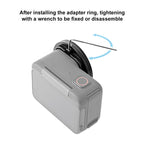 For Insta360 Ace Pro 2 PULUZ 52mm UV Lens Filter Adapter Ring with Lens Cover, For Insta360 Ace Pro 2 Filter Adapter Ring
