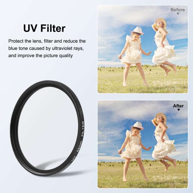 For Insta360 Ace Pro 2 PULUZ 52mm UV Lens Filter Adapter Ring with Lens Cover, For Insta360 Ace Pro 2 Filter Adapter Ring