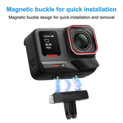 For Insta360 X5 / Ace / Ace Pro PULUZ Magnetic Quick Release Base Mount
