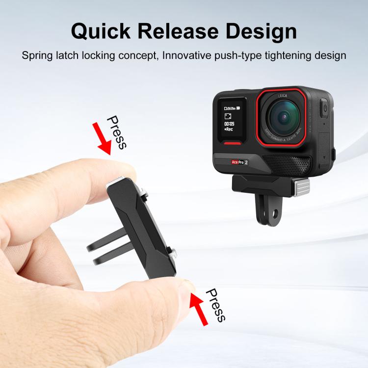 For Insta360 X5 / Ace / Ace Pro PULUZ Magnetic Quick Release Base Mount
