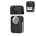 For DJI Osmo 360 PULUZ Silicone Body Protective Cover with Lens Cover, Body Cover with Lens Cover (Black), Body Cover with Lens Cover (Grey)