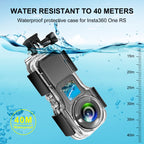 For Insta360 One RS 1-Inch 360 Edition PULUZ 40m Underwater Waterproof Housing Case