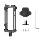 For Insta360 X3 PULUZ Metal Protective Cage Rig Housing Frame with Expand Cold Shoe Base & Tripod Adapter, For Insta360 X3