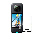For Insta360 X3 PULUZ 2pcs Curved  HD Screen Film, For Insta360 X3