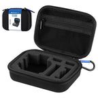 PULUZ Waterproof Carrying and Travel Case for GoPro, DJI Osmo Action and other Sport Cameras Accessories, Small Size: 16cm x 12cm x 7cm, US Stock Black, UK Stock Black, For GoPro, Size: 16cm x 12cm x 7cm