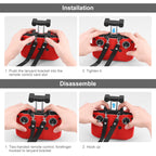 PULUZ Shockproof Anti-scratch Silicone Case with Neck Strap For DJI Neo / Mini 3 / 3 Pro / Mavic 3 / Air 2S / Mini 2 RC-N2 / RC-N1 / RC-N3 Remote Control, For DJI Mini 3 / 3 Pro / Mavic 3 / Air 2S / Mini 2 Remote Control with Neck Strap