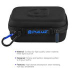 PULUZ Waterproof Carrying and Travel Case for GoPro, DJI Osmo Action and other Sport Cameras Accessories, Small Size: 16cm x 12cm x 7cm, US Stock Black, UK Stock Black, For GoPro, Size: 16cm x 12cm x 7cm