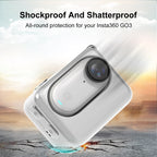For Insta360 GO 3 PULUZ Camera Charging Case Silicone Case, Charging Case Case (White), Charging Case Case (Black), Charging Case Case (Red)