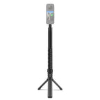 For Insta360 X3 PULUZ Rotary Handle Desktop Tripod Stand 110cm Selfie Stick Monopod, Desktop Tripod Stand 110cm Selfie Stick