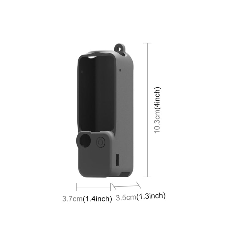 For DJI OSMO Pocket 3 PULUZ  3 in 1 Silicone Cover Case Set, Silicone Case Black, Silicone Case Red, Silicone Case White