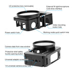 For Insta360 Ace Pro / Ace PULUZ Metal Rabbit Cage Adapter Frame with 52mm UV Filter & Adapter Ring, For Insta360 Ace Meta Cage 2