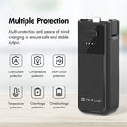For DJI Osmo Pocket 3 PULUZ High-Capacity 2800mAh Battery Grip