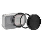 For Insta360 Ace Pro PULUZ 52mm UV Lens Filter Adapter Ring with Lens Cover, For Insta360 Ace Pro Filter Adapter Ring