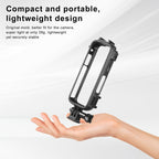 For Insta360 X4 PULUZ Cold Shoe PC Plastic Protective Frame with Adapter Mount & Screw, Cold Shoe PC Frame