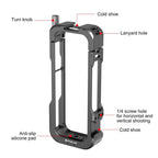 For Insta360 X4 PULUZ Metal Protective Cage Rig Housing Frame with Lens Cover, For Insta360 X4