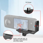 For Insta360 X4 PULUZ Vertical Horizontal Shooting Quick Release Metal  L Bracket, For Insta360 X4 / X5