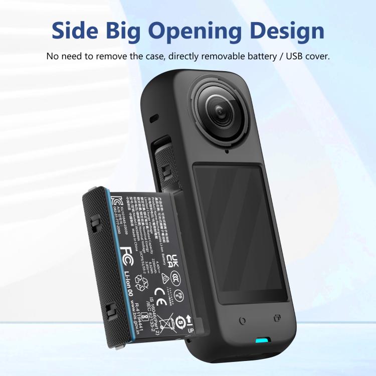 For Insta360 X4 PULUZ Full Body Dust-proof Silicone Protective Case, Protective Case