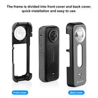 For Insta360 X4 PULUZ Metal Protective Cage Rig Housing Frame with Lens Protector, Metal Housing Frame
