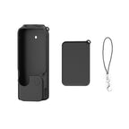For DJI OSMO Pocket 3 PULUZ  2 in 1 Silicone Cover Case Set with Strap, Silicone Cover(Black), Silicone Cover(Grey)
