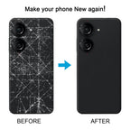For Asus Zenfone 10 AI2302 Leather Material Battery Back Cover, For Asus Zenfone 10(Leather Material)