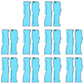 For Samsung Galaxy Z Fold6 SM-F956B 10pcs Main LCD Screen Front Housing Adhesive, For Samsung Galaxy Z Fold6