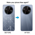 For ZTE Blade V70 Max Plastic Battery Back Cover with Middle Frame / Camera Lens Cover, For ZTE Blade V70 Max