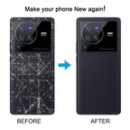 For vivo X80 Pro Battery Back Cover with Camera Lens Cover, For vivo X80 Pro(with Camera Lens)