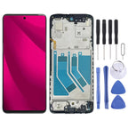 For T-mobile Revvl 7 Pro Original LCD Screen Digitizer Full Assembly with Frame, For T-mobile Revvl 7 Pro(Original with Frame)
