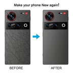 For ZTE nubia Z70 Ultra NX733J NX736J Glass Battery Back Cover with Camera Lens Cover, For ZTE nubia Z70 Ultra