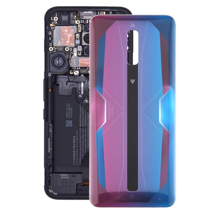 For ZTE Red magic 6 NX669J Glass Battery Back Cover, For ZTE nubia RedMagic 6