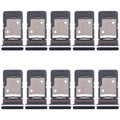 For Tecno Camon 18P 10pcs Original SIM Card Tray + SIM Card Tray + Micro SD Card Tray, For Tecno Camon 18 P(10pcs)