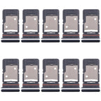 For Tecno Camon 18P 10pcs Original SIM Card Tray + SIM Card Tray + Micro SD Card Tray, For Tecno Camon 18 P(10pcs)