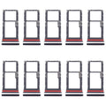 For Motorola Moto G53 XT2335-2 10pcs Original SIM + Micro SD Card Tray, For Motorola Moto G53