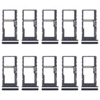 For Motorola Moto G 2022 10pcs Original SIM + Micro SD Card Tray, For Motorola Moto G 2022(10pcs)