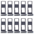For Motorola Moto G6 Plus 10pcs Original SIM + Micro SD Card Tray, For Motorola Moto G6 Plus