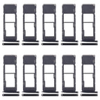 For Motorola Moto G7 Plus 10pcs Original SIM + Micro SD Card Tray, For Motorola Moto G7 Plus